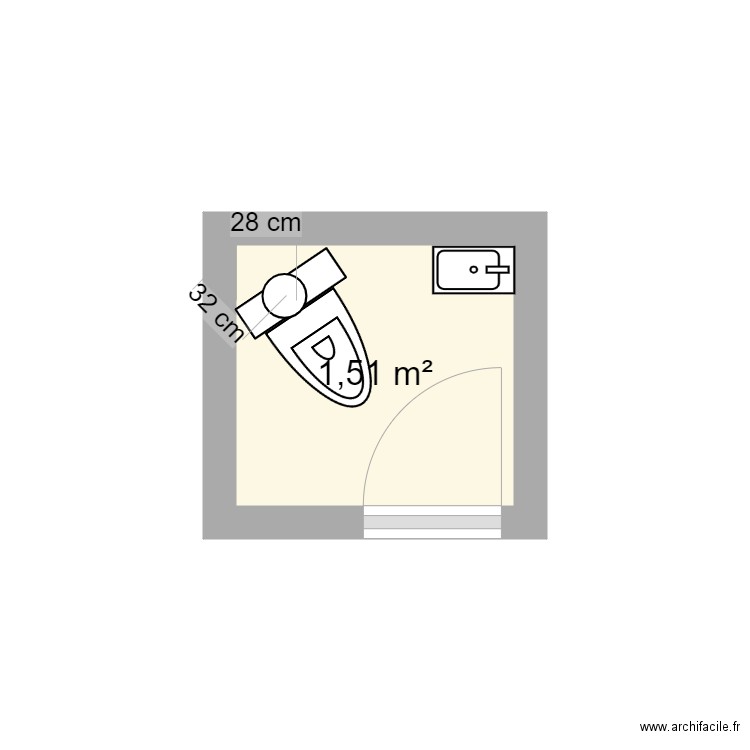 Sanitaire R1 ch 115. Plan de 0 pièce et 0 m2