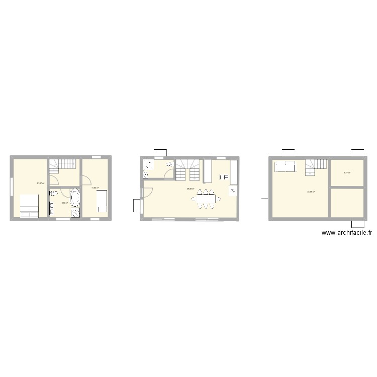 Maison du swag. Plan de 6 pièces et 117 m2
