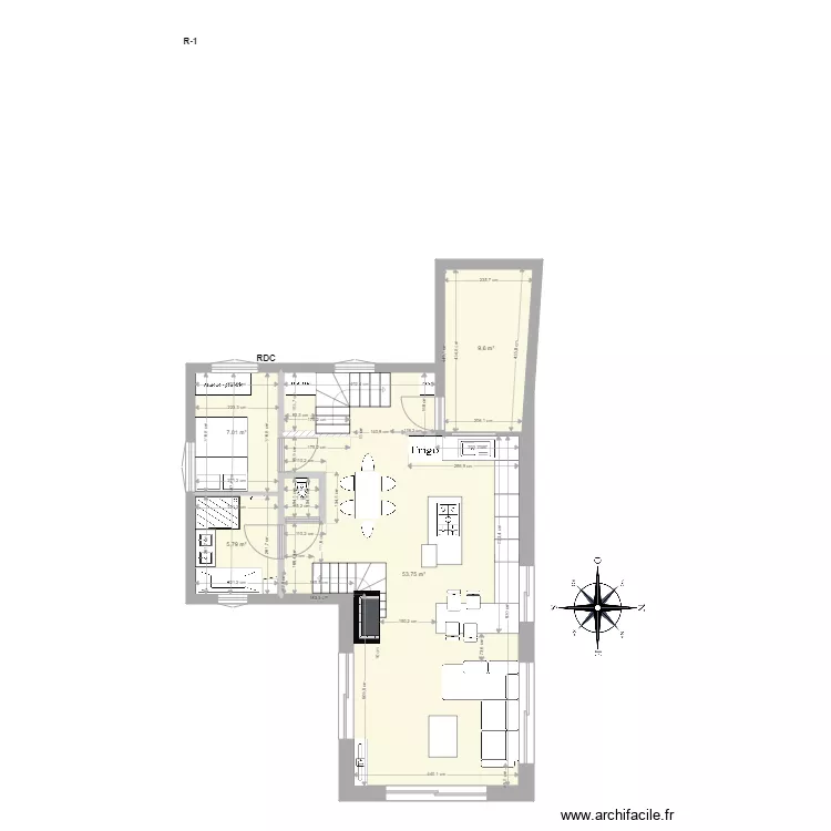 Plans extension 520 bis. Plan de 