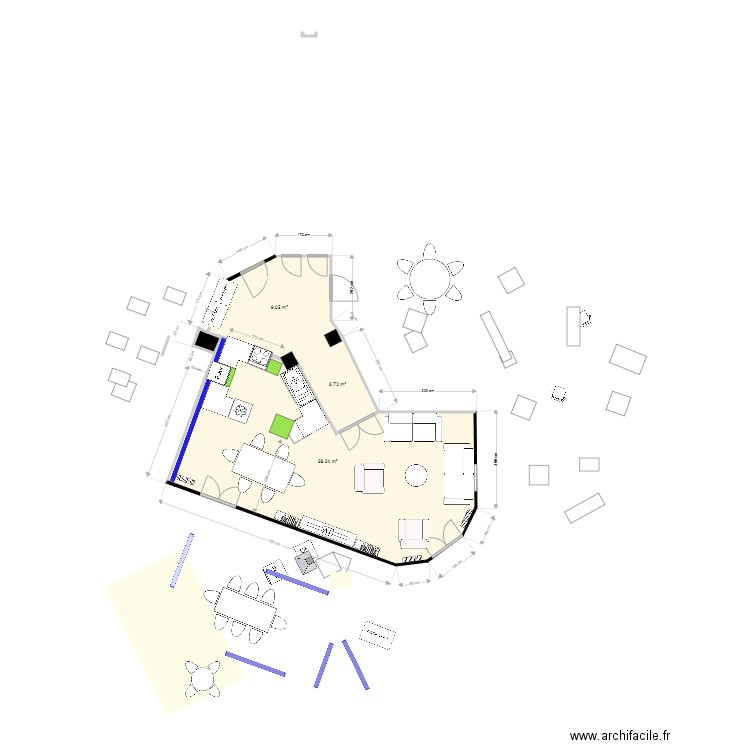 cuisine nouveau 1. Plan de 0 pièce et 0 m2