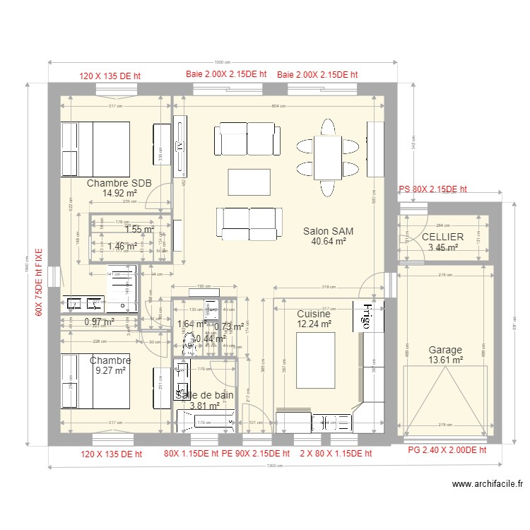  MOUGET & MENNECART 1. Plan de 0 pièce et 0 m2