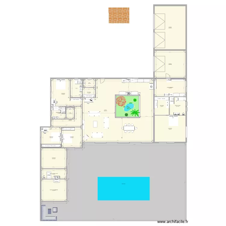 Projet Camblanes. Plan de 