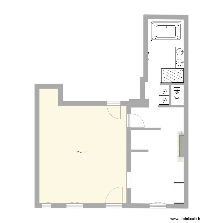 Etat des lieu St michel 2. Plan de 0 pièce et 0 m2