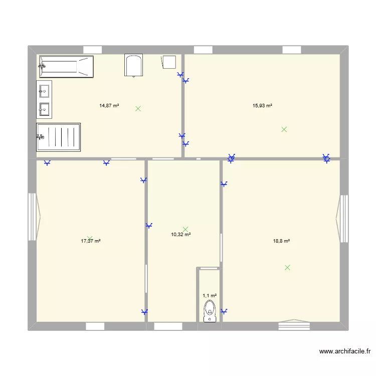 etage. Plan de 6 et 78 m² etage. Plan de 6 et 78 m²