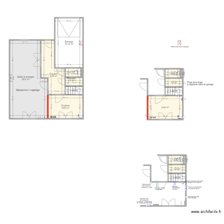 RIVIERE - Dizy. Plan de 17 pièces et 86 m2