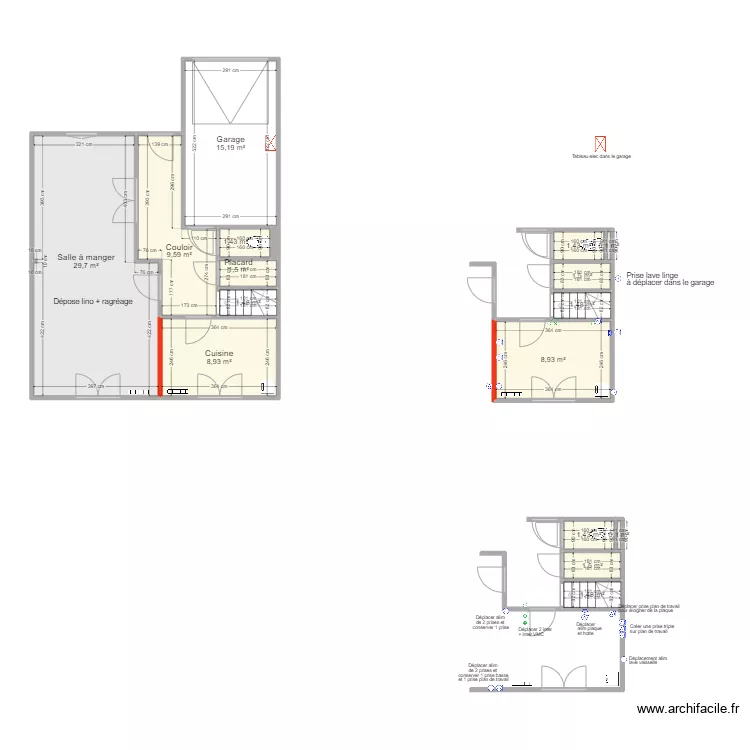 RIVIERE - Dizy. Plan de 