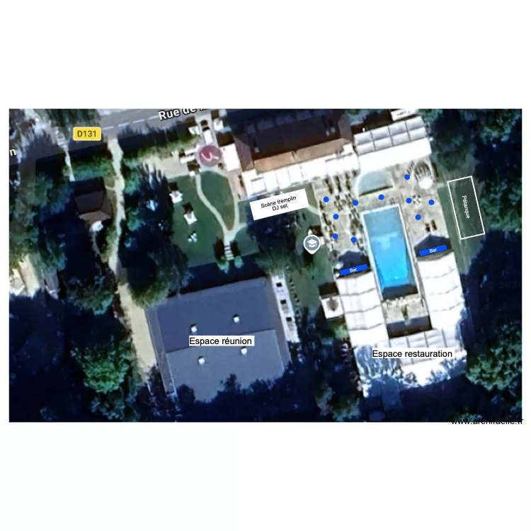 Alma - Apéritif piscine. Plan de Alma - Apéritif piscine. Plan de