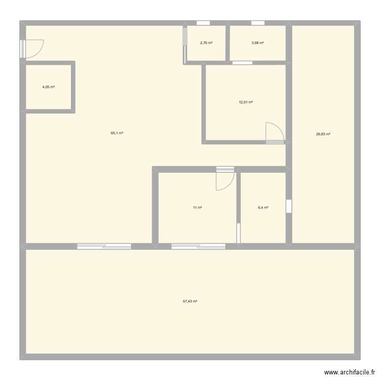 plan projet Villa COMPPER. Plan de 9 pièces et 200 m2