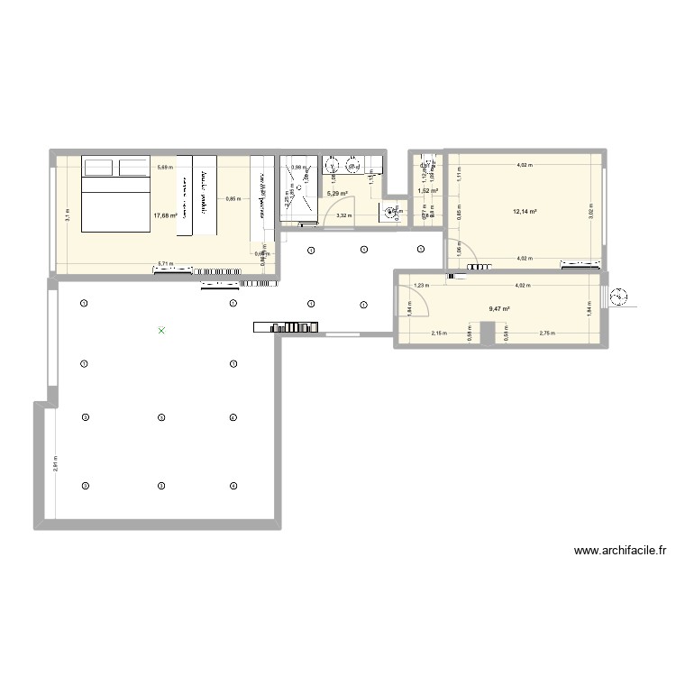test Val&eacute;rie. Plan de 0 pièce et 0 m2