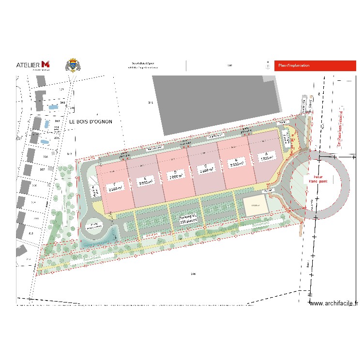 La chap. Plan de 1 pièce et 620 m2