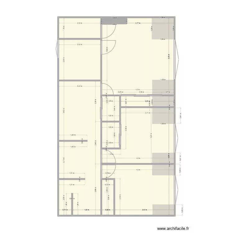 1er Loann. Plan de 5 Pièces et 73 m² 1er Loann. Plan de 5 Pièces et 73 m²