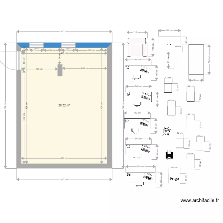 Atelier. Plan de Atelier. Plan de