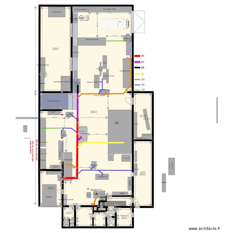 atelier Yann V7. Plan de 14 pièces et 667 m2