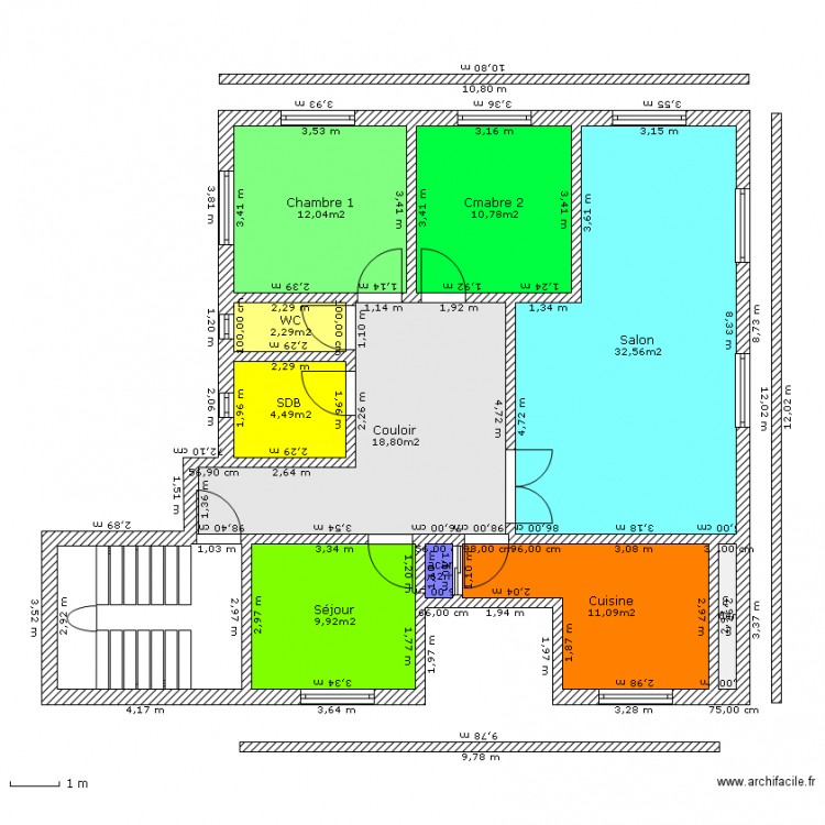 F4 Etage. Plan de 0 pièce et 0 m2