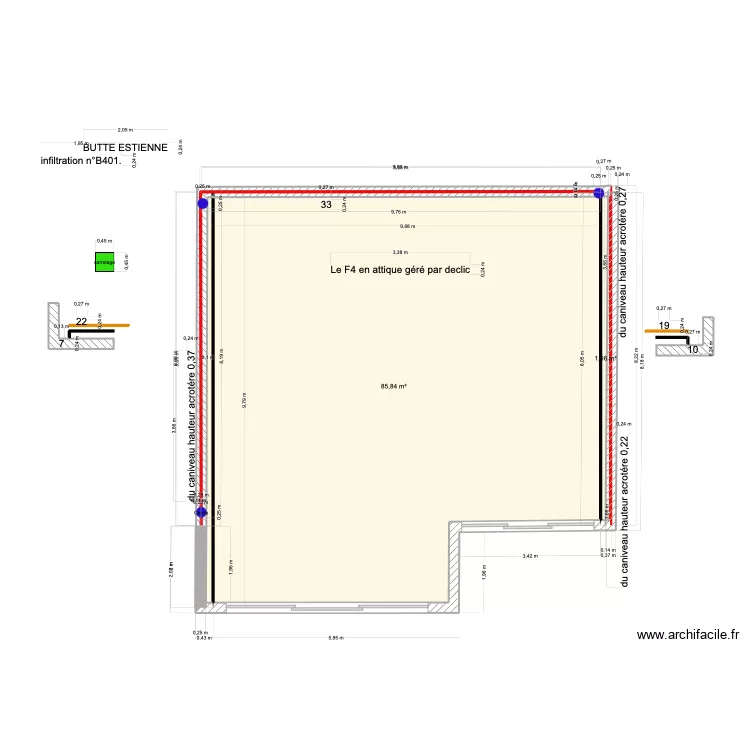 b 41 butte Etienne. Plan de b 41 butte Etienne. Plan de