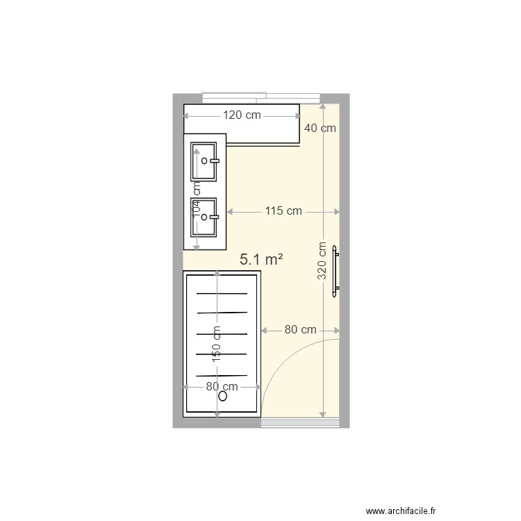 SDB. Plan de 0 pièce et 0 m2