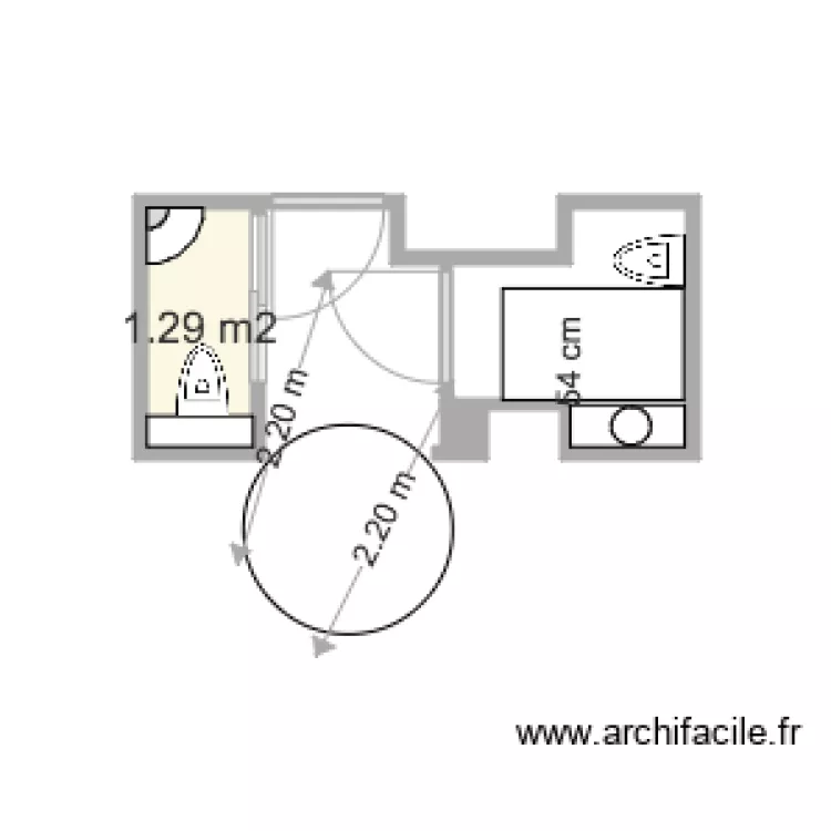 COTE PLAGE Plan PROJET. Plan de 