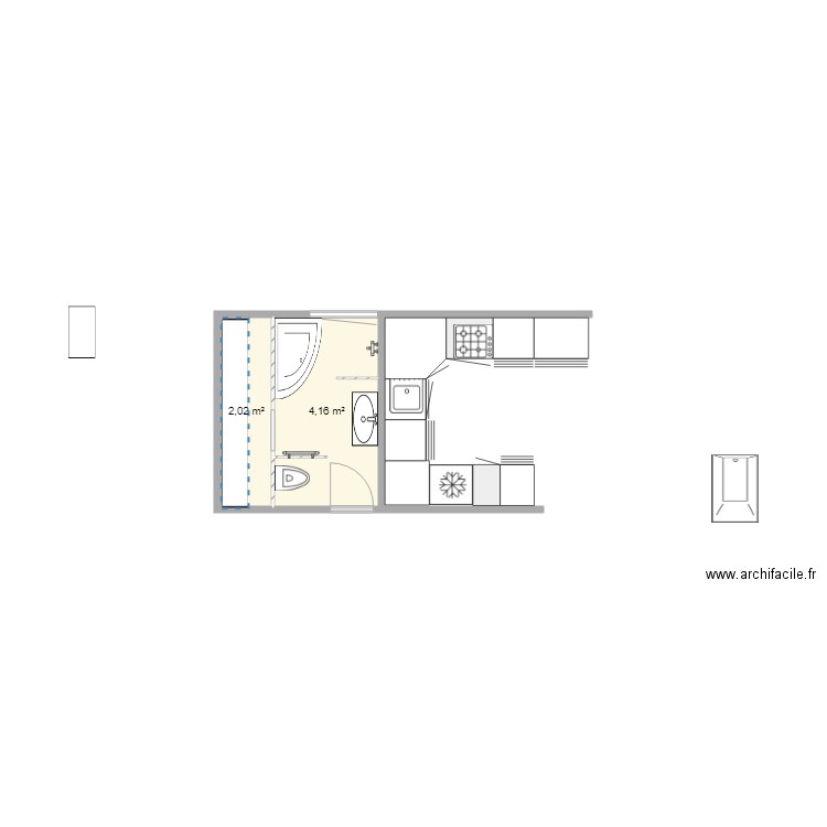 SDB5. Plan de 0 pièce et 0 m2