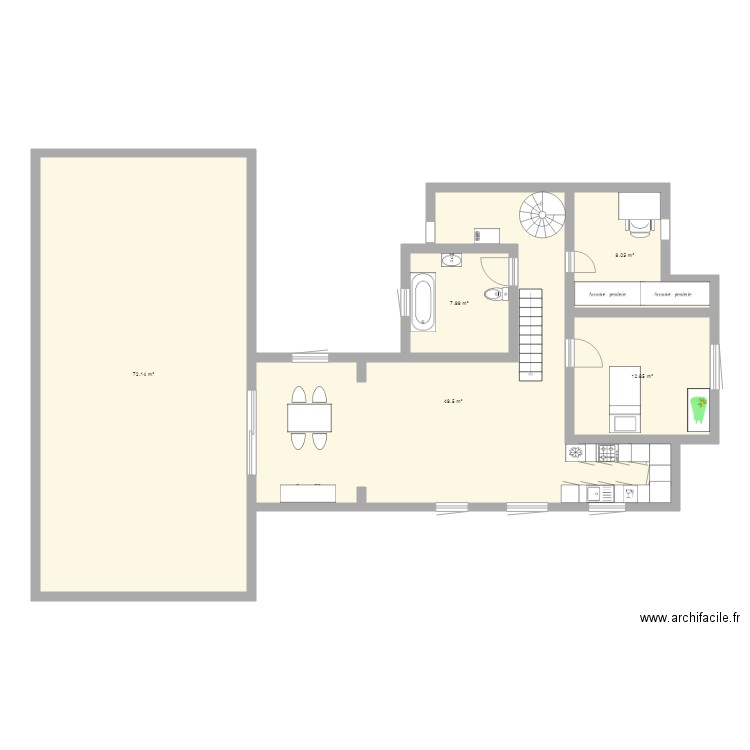 Maison V2. Plan de 0 pièce et 0 m2