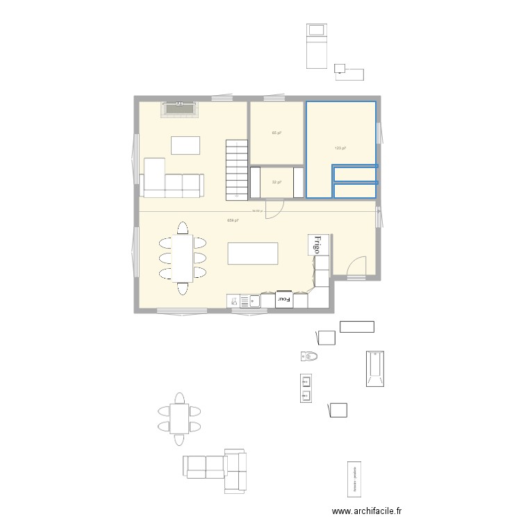 Maison 1 jo no3. Plan de 0 pièce et 0 m2