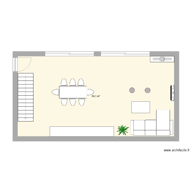 st leu 5. Plan de 6 pièces et 109 m2