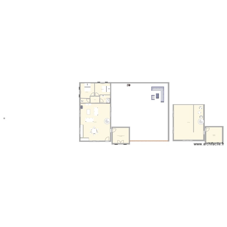 Gîte 2. Plan de 0 pièce et 0 m2