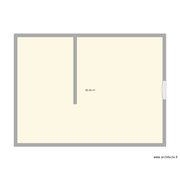 1er étage Chatelard. Plan de 0 pièce et 0 m2