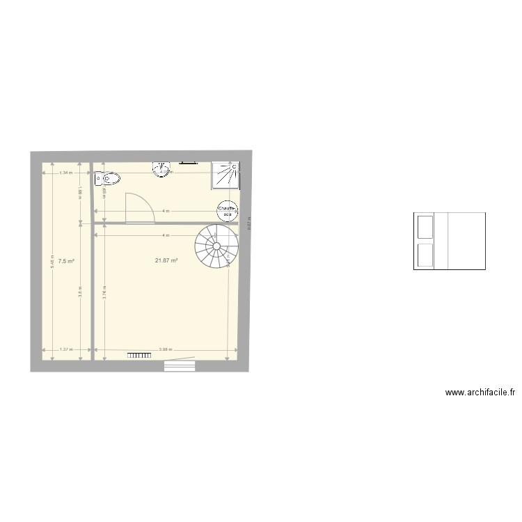 rdc floing. Plan de 0 pièce et 0 m2