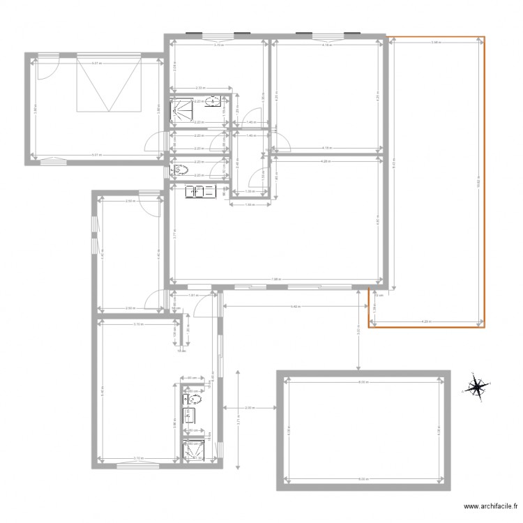 7 place lamothe. Plan de 0 pièce et 0 m2