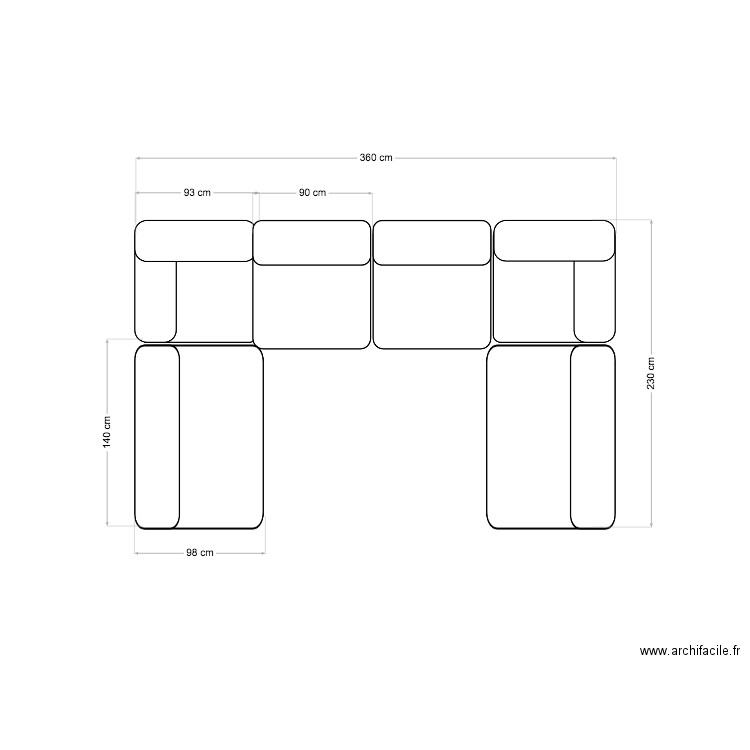 Sense 240 / 360. Plan de 0 pièce et 0 m2