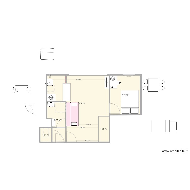 cabourg1. Plan de 0 pièce et 0 m2
