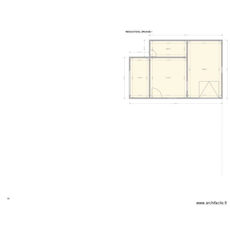 RENOVATION GRANGE. Plan de 0 pièce et 0 m2