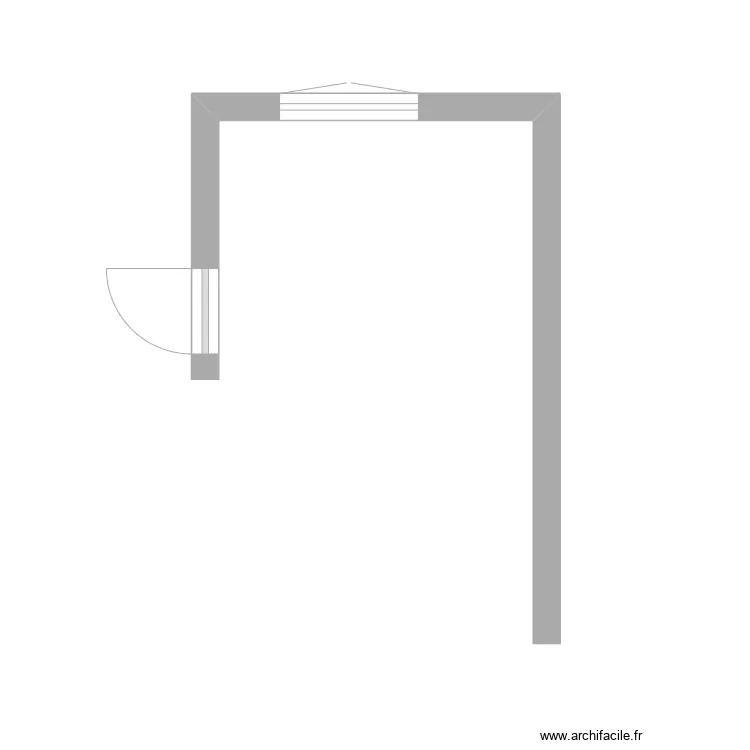 cuisine annexe. Plan de 