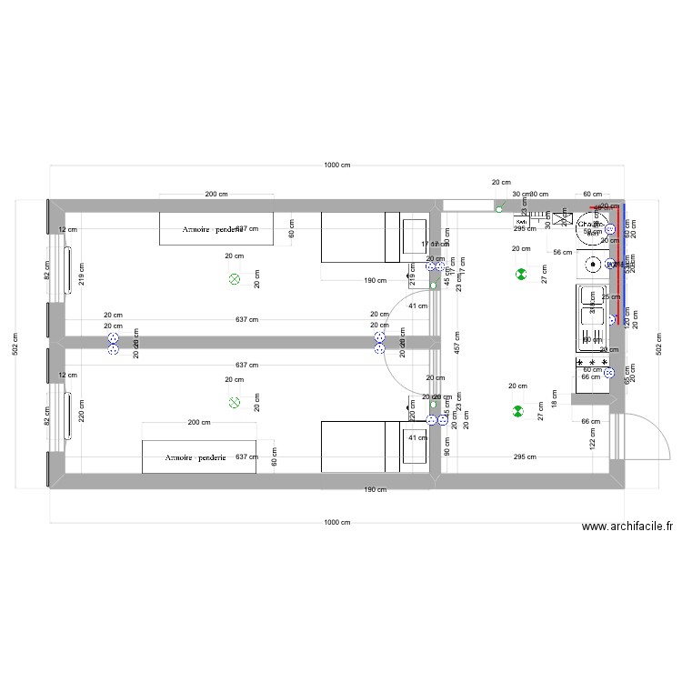 buanderie . Plan de 0 pièce et 0 m2