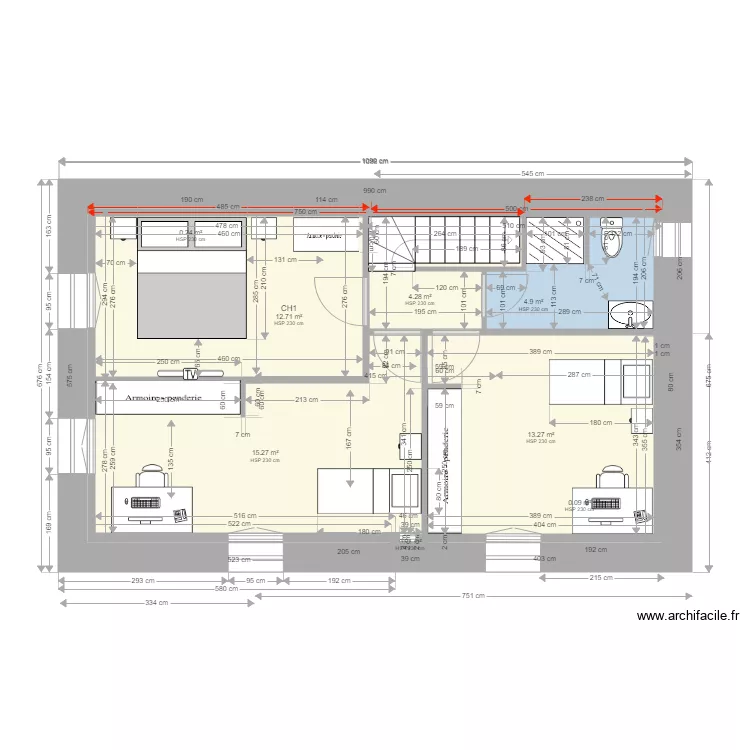 ANAIS BAT1 ETAGE V3 2018 05 05 V7. Plan de 