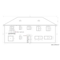 Pouancé - Façade Nord - Projet