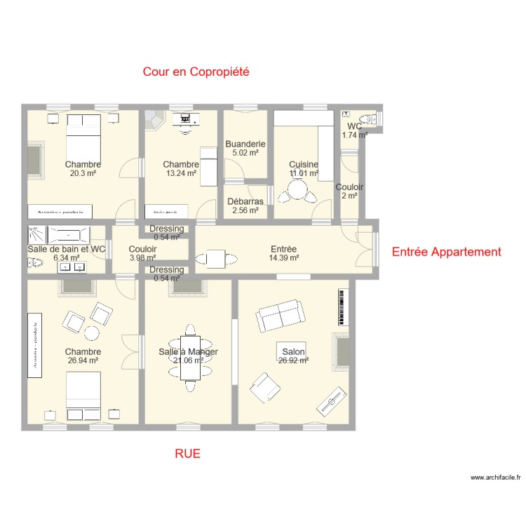 PHILIPPOT. Plan de 0 pièce et 0 m2