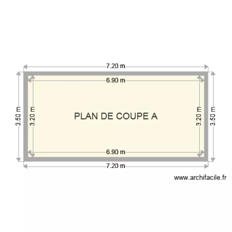 Garage plan de coupe A. Plan de Garage plan de coupe A. Plan de