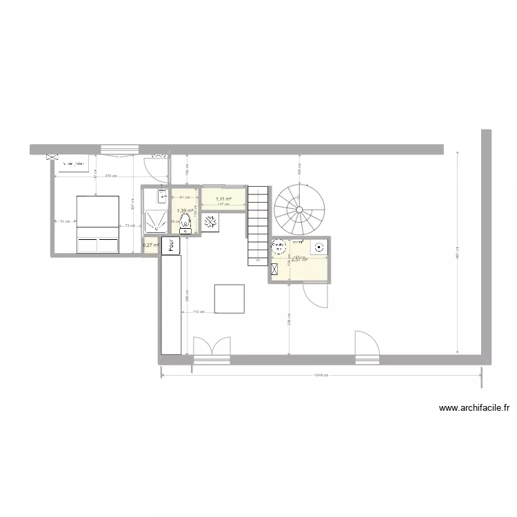 Séjour cuisine. Plan de Séjour cuisine. Plan de