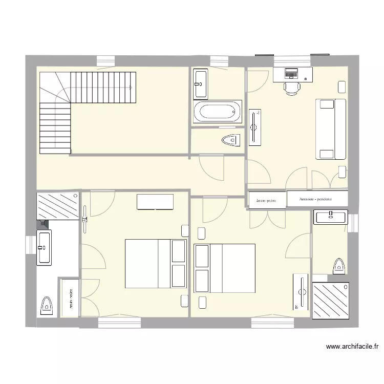1er etage suite 3. Plan de 1er etage suite 3. Plan de
