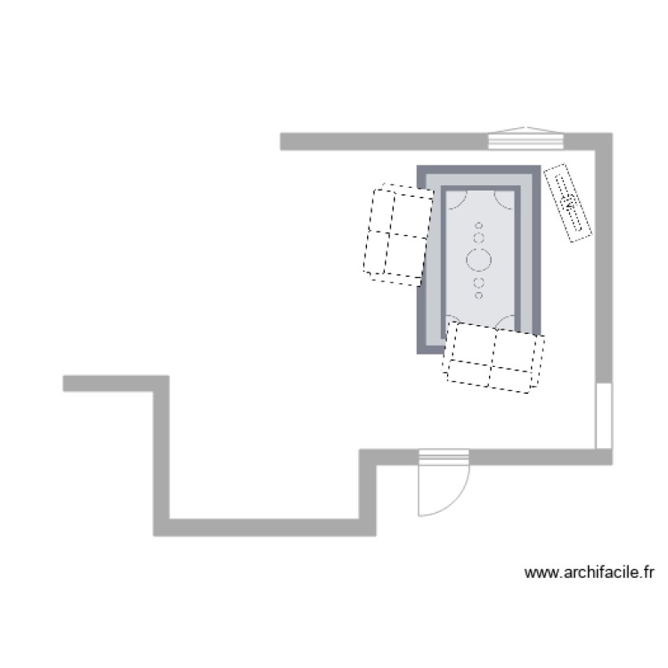COQUELICOT  SALON. Plan de 0 pièce et 0 m2