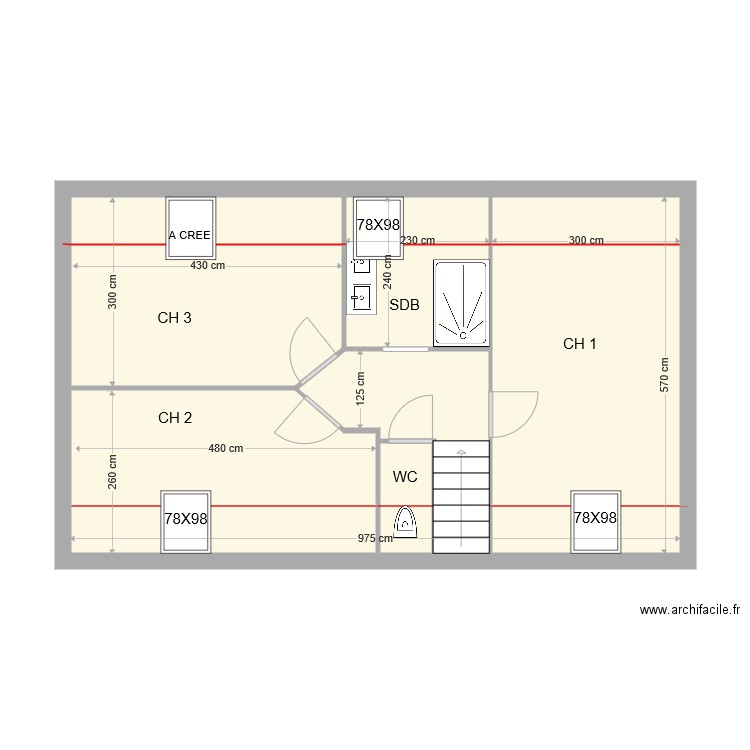 DONVEZ. Plan de 0 pièce et 0 m2