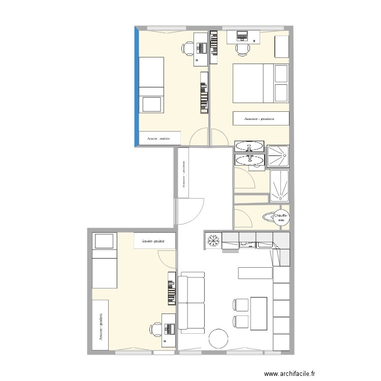 Aulnay projet. Plan de 0 pièce et 0 m2