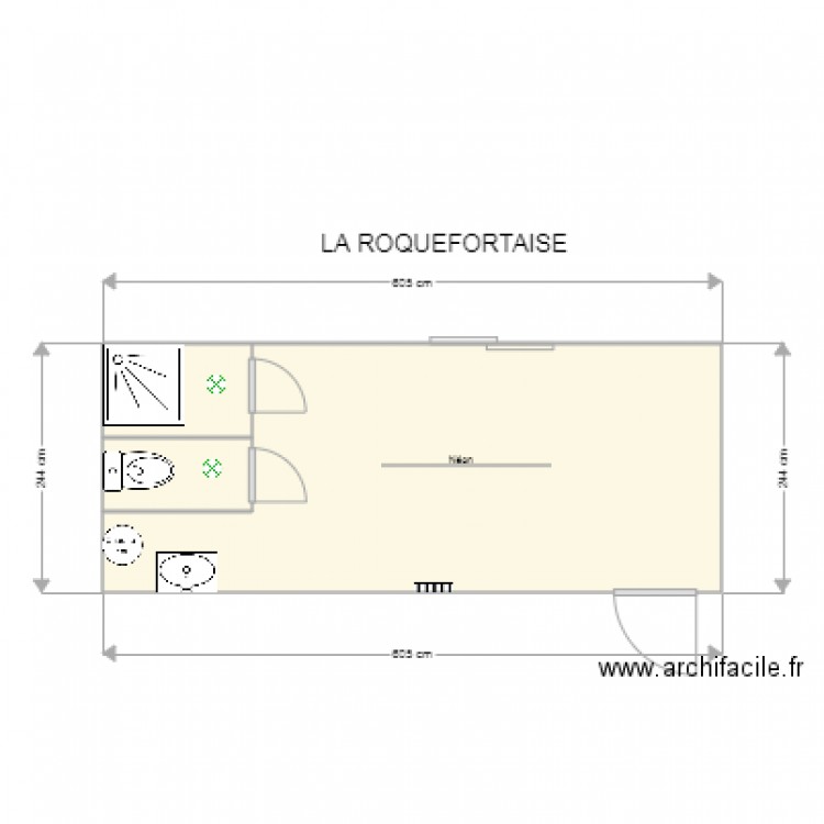 LA ROQUEFORTAISE. Plan de 0 pièce et 0 m2