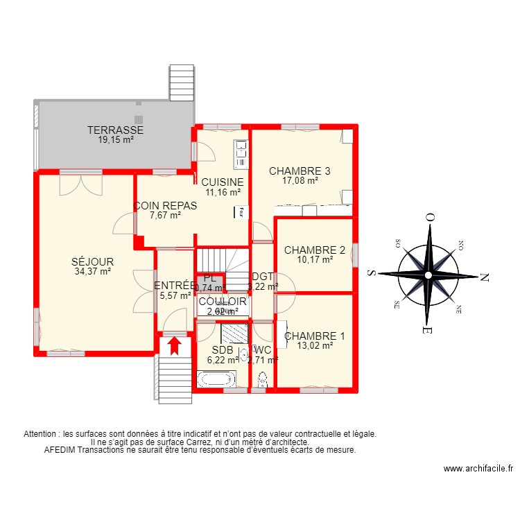 BI 14164 - . Plan de 0 pièce et 0 m2