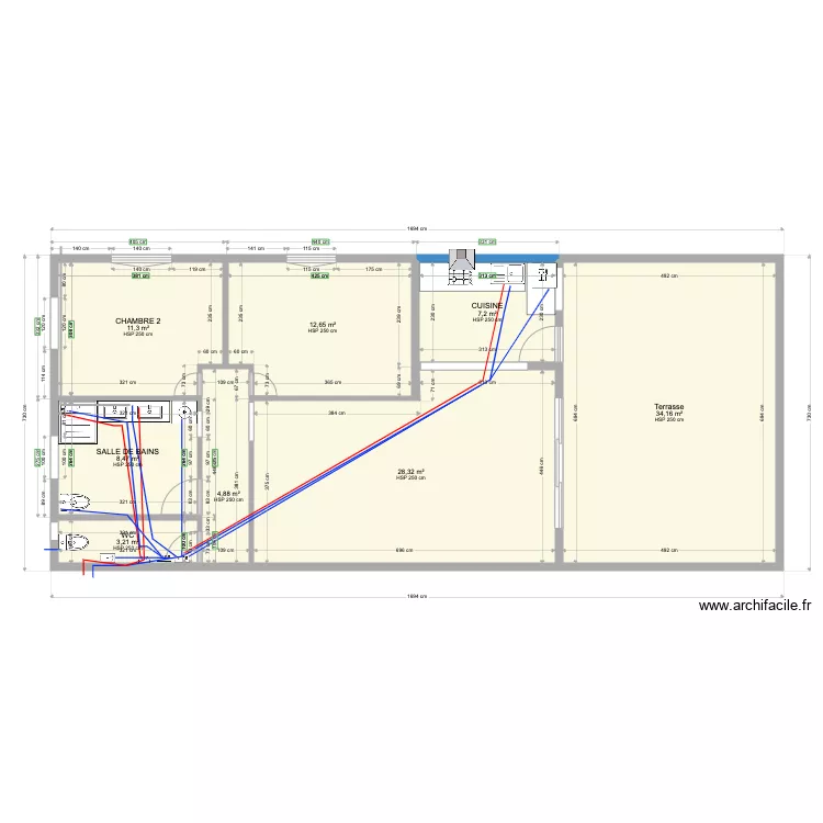 WDNC plomberie. Plan de 