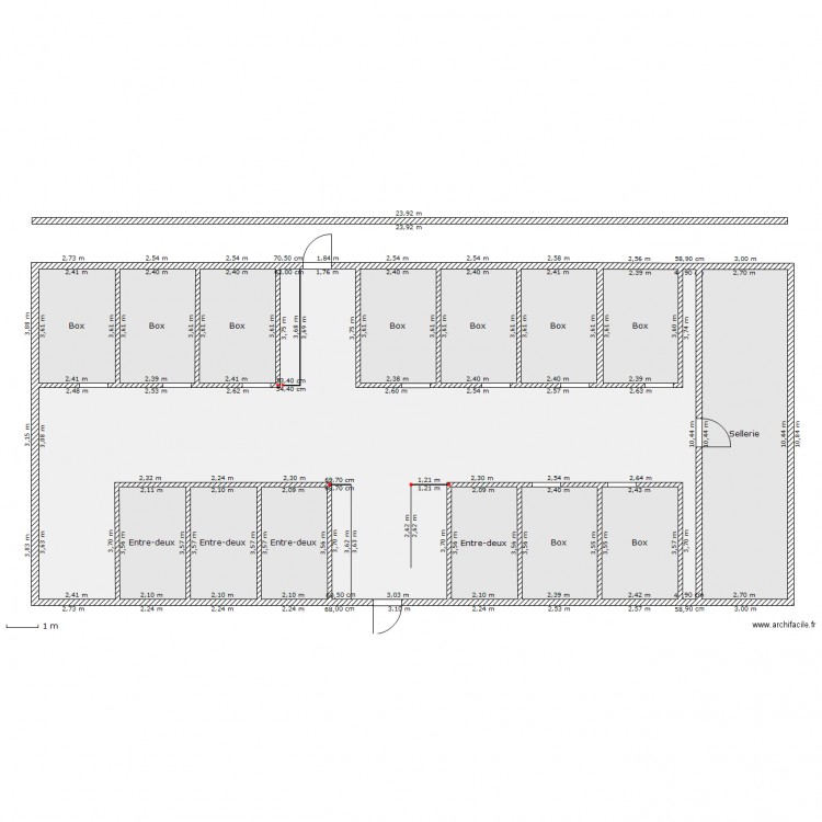 Écurie 2. Plan de 0 pièce et 0 m2