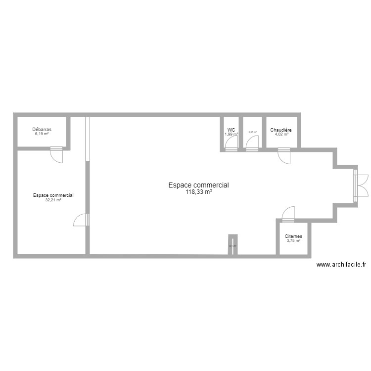 anhée. Plan de 8 pièces et 169 m2