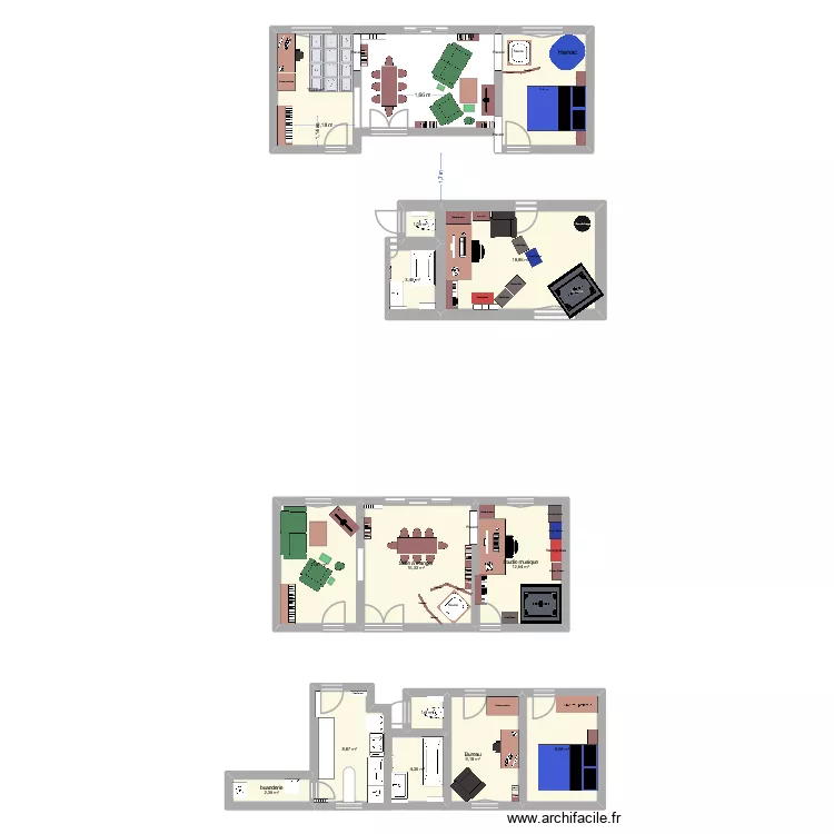 Appartement Bon. Plan de 14  et 123 m²