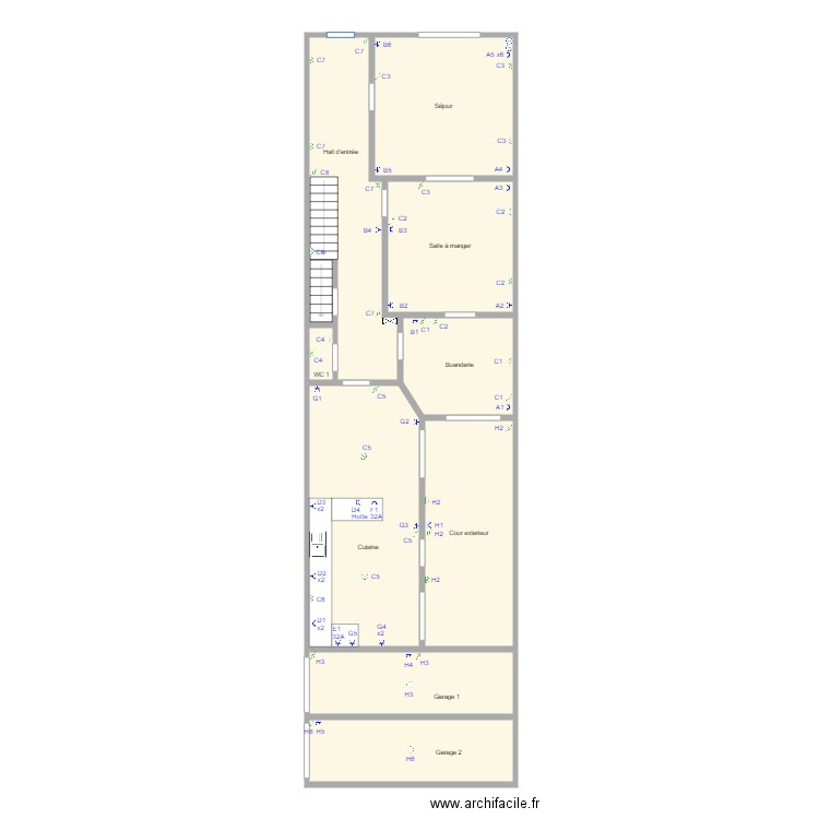 Yans Vennes. Plan de 0 pièce et 0 m2